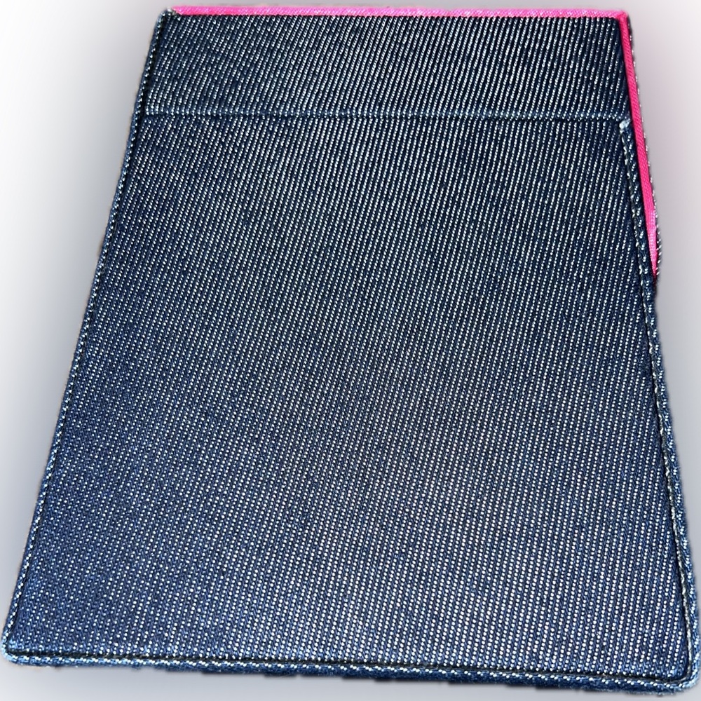 ❌Victoria's Secret Jewelry Box Denim Purse Shaped Organizer Travel Jewelry Case - Picture 7 of 8